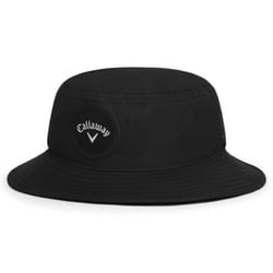 Callaway Golf Mens 2025 Aqua Dry Waterproof One Size Versatile Logo Bucket Hat - One Size, Caviar