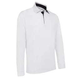 Callaway Golf Mens 2022 Long Sleeve Swingtech Performance Polo Shirt - L, Bright White