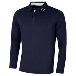 Callaway Golf Mens 2022 Long Sleeve Swingtech Performance Polo Shirt - L, Peacoat
