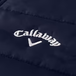 Callaway Golf Mens Full Zip Puffer Stretch Sleeveless Gilet - XL, Peacoat