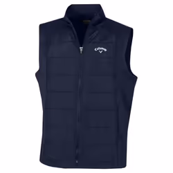 Callaway Golf Mens Full Zip Puffer Stretch Sleeveless Gilet - 3XL, Peacoat