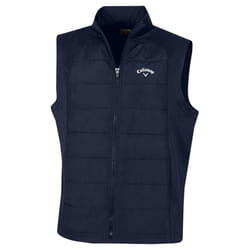 Callaway Golf Mens Full Zip Puffer Stretch Sleeveless Gilet - 3XL, Peacoat