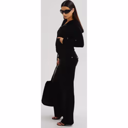 Juicy Couture Del Ray Polyester Women's Black Joggers - Black, XL