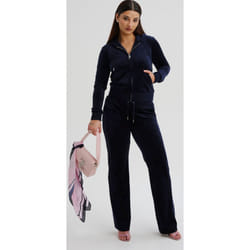 Juicy Couture Del Ray Polyester Women's Blue Joggers - Blue, L