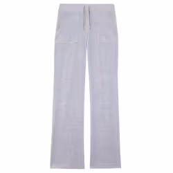 Juicy Couture Del Ray Pant Polyester Women's Silver Joggers - Silver, M