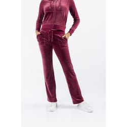 Juicy Couture Del Ray Pant Polyester Women's Red Joggers - Red, L