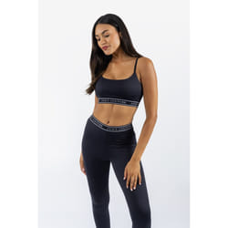 Juicy Couture Bowie Nylon Women's Black Sports Bra - Black, XS