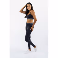 Juicy Couture Kia Nylon Women's Black Sports Leggings - Black, M