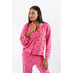Juicy Couture Estelle & Nolan Polyester Women's Pink Loungewear Set - Pink, XL