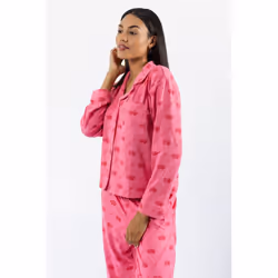 Juicy Couture Estelle & Nolan Polyester Women's Pink Loungewear Set - Pink, XL