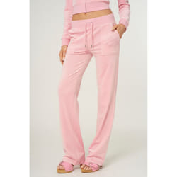Juicy Couture Del Ray Pant Polyester Women's Juicy Pink Joggers - Pink, L