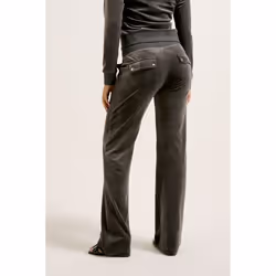 Juicy Couture Layla Polyester Women's Black Track Pants - Black, XL