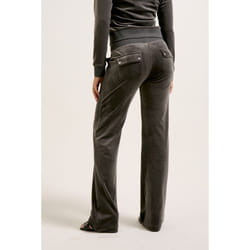 Juicy Couture Layla Polyester Women's Black Track Pants - Black, XL