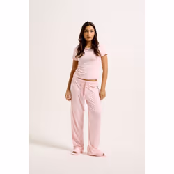 Juicy Couture Juicy Wishes Polyester Women's Pink Loungewear Set - Pink, XL