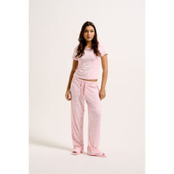 Juicy Couture Juicy Wishes Polyester Women's Pink Loungewear Set - Pink, XL