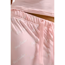 Juicy Couture Juicy Wishes Polyester Women's Pink Loungewear Set - Pink, XL