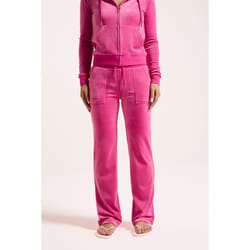 Juicy Couture Del Ray Pant Polyester Women's Bright Pink Joggers - S, S