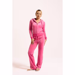 Juicy Couture Del Ray Pant Polyester Women's Bright Pink Joggers - M, M