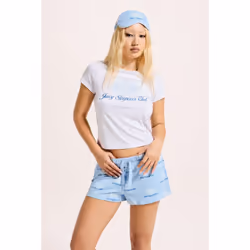 Juicy Couture Juicy Sleepover Club Polyester Women's White Loungewear Set - White, L