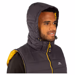 Trespass Mens Franklyn Padded Gilet - M, Dark Grey