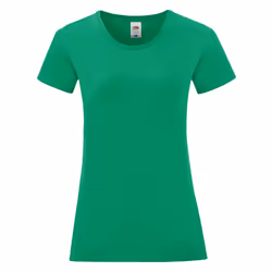 Fruit Of The Loom Womens/Ladies Iconic T-Shirt - S, Kelly Green