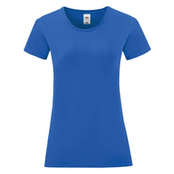 Fruit Of The Loom Womens/Ladies Iconic T-Shirt - 2XL, Royal Blue