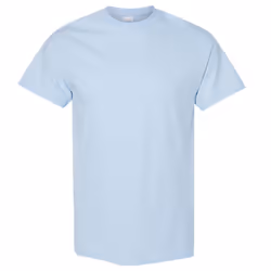 Gildan Mens Heavy Cotton Short Sleeve T-Shirt - 3XL, Light Blue