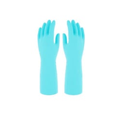 Marigold Adults Unisex Bathroom Gloves - L, Blue