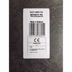 Select Carpet Tile - One Size, Anthracite