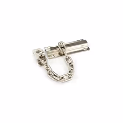 Securit Steel Door Chain - 80 x 35mm, Nickel
