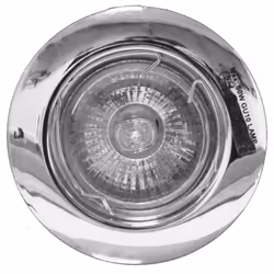 Powermaster Fixed GU10 Downlights (Pack of 3) - One Size, Chrome