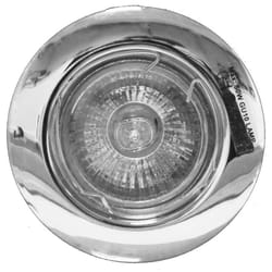 Powermaster Fixed GU10 Downlights (Pack of 3) - One Size, Chrome