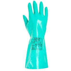 Aurelia Unisex Adults Chem Max Nitrile Chemical Gauntlet Rubber Glove - Size 9, Turquoise