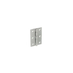 Securit Steel Butt Hinges Self Colour 2 Pack - 65mm, Silver