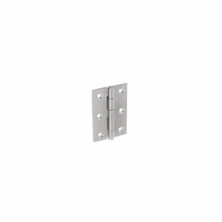 Securit Steel Butt Hinges Self Colour 2 Pack - 75mm, Silver