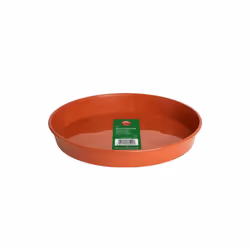 Ambassador Flower Pot Saucer - 10in, Orange