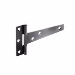 Securit Tee Hinges (Pair) - 10cm, Light Black
