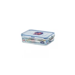 Lock & Lock Rectangular Food Container - 21.4 x 14.4 x 13.8cm, Transparent