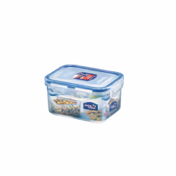 Lock & Lock Rectangular Food Container - 21.4 x 14.4 x 13.8cm, Transparent