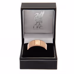 Liverpool FC Rose Gold Plated Ring - S, Rose Gold