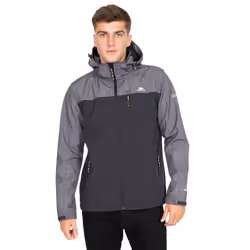 Trespass Mens Abbott Softshell Jacket - XXS, Dark Grey Marl