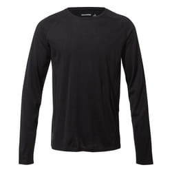Craghoppers Mens Crew Neck Long Sleeved Baselayer II Top - M, Black