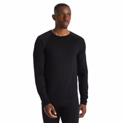Craghoppers Mens Crew Neck Long Sleeved Baselayer II Top - M, Black