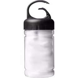 Bullet Remy Cooling Towel in PET Container - One Size, White