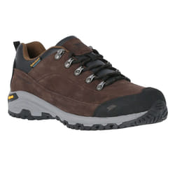 Trespass Mens Falark Vibram Leather Walking Shoe - 9 UK, Dark Earth