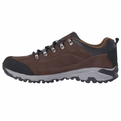 Trespass Mens Falark Vibram Leather Walking Shoe - 9 UK, Dark Earth