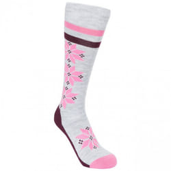 Trespass Womens/Ladies Snowfall Thermal Ski Socks (Pack Of 1) - 6-9 UK, Grey Melange
