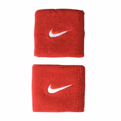 Nike Unisex Adults Swoosh Wristband (Set Of 2) - One Size, Red