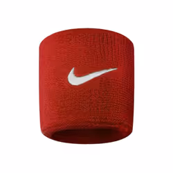 Nike Unisex Adults Swoosh Wristband (Set Of 2) - One Size, Red