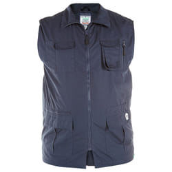 Duke Mens Enzo Kingsize Multi Pocket Hunting Waistcoat - 8XL, Navy